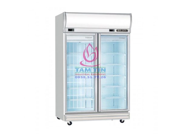 TỦ ĐÔNG MÁT 2 CÁNH KÍNH 2D/DCF-SM