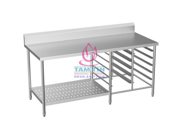 BÀN 1 KỆ ĐỘT LỖ 2 KỆ TRƯỢT KHAY WT18-1P2GNRC