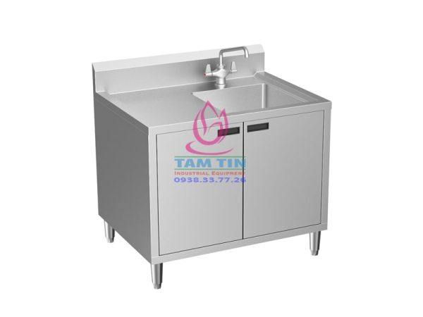 QUẦY 1 CHẬU 2 CỬA MỞ SC10-1DR2HC