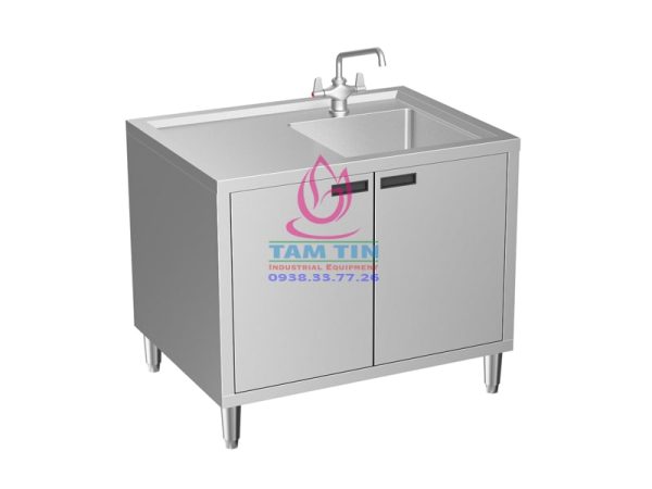 QUẦY 1 CHẬU 2 CỬA MỞ SC10-1DR2H