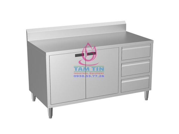 QUẦY 2 CỬA MỞ 3 NGĂN KÉO CA15-2H3DC